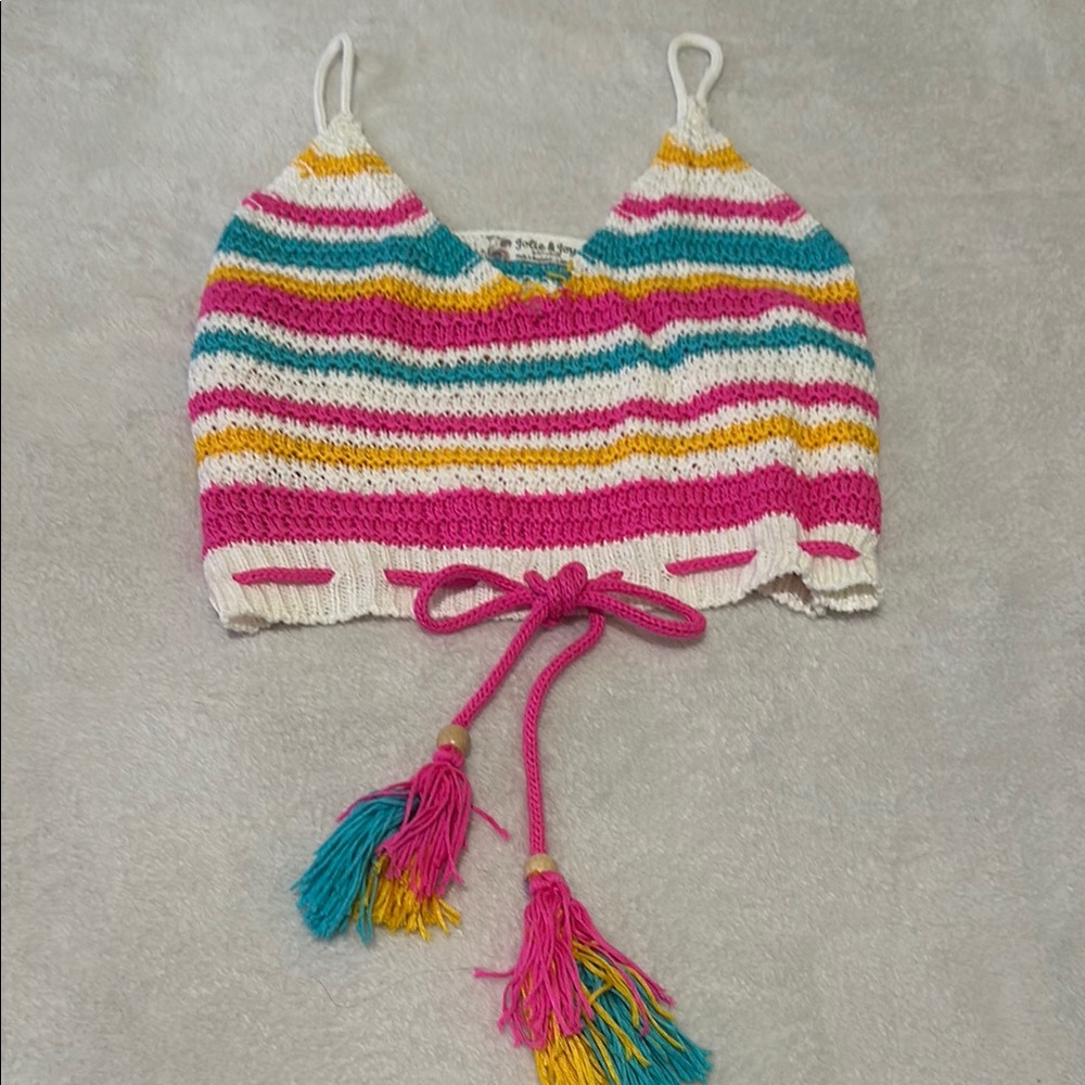 Colorful Striped Kids Top
